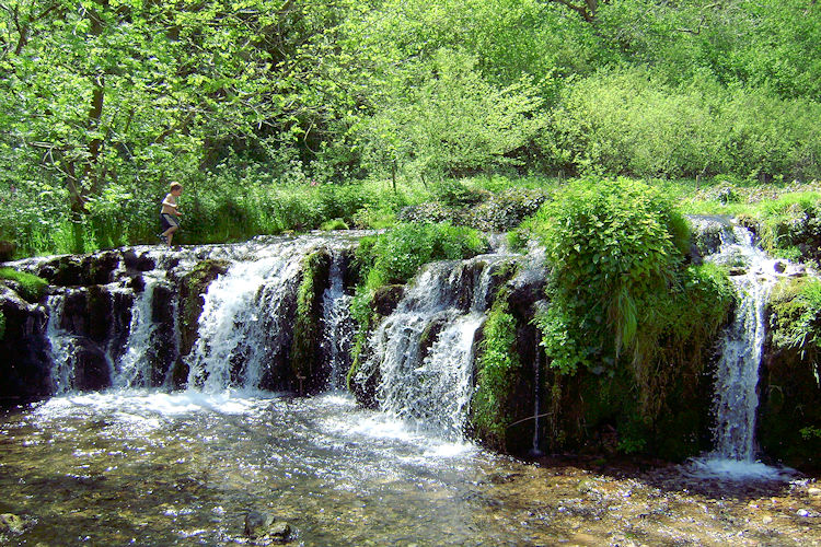 A lovely waterfall on River Lathkill