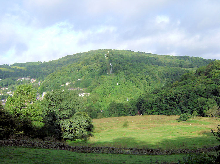 The view to the Heights of Abraham from Starkholmes