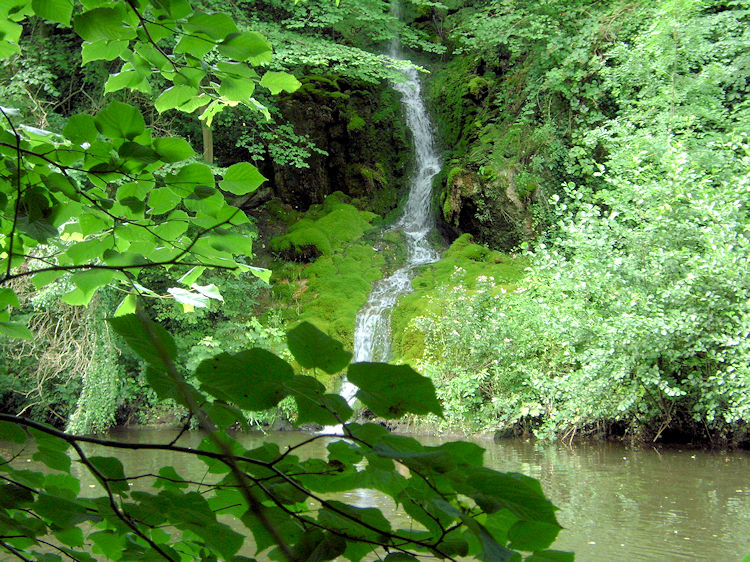 Cascade near Matlock Bath River Garden