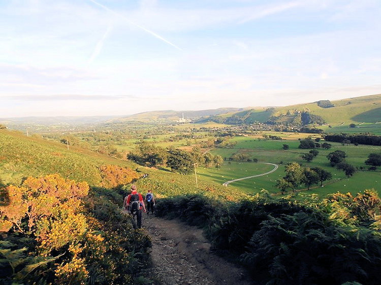 Heading down to Castleton