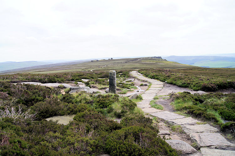 The path across Derwent Edge