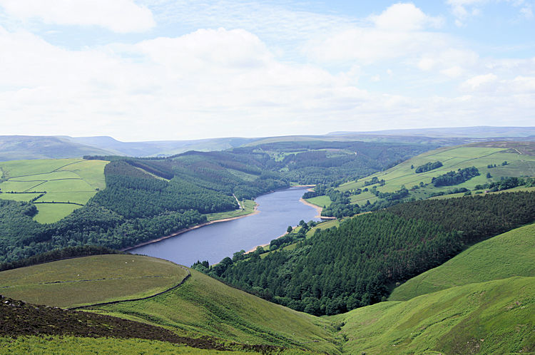 Ladybower as seen from Whinstone Lee Tor