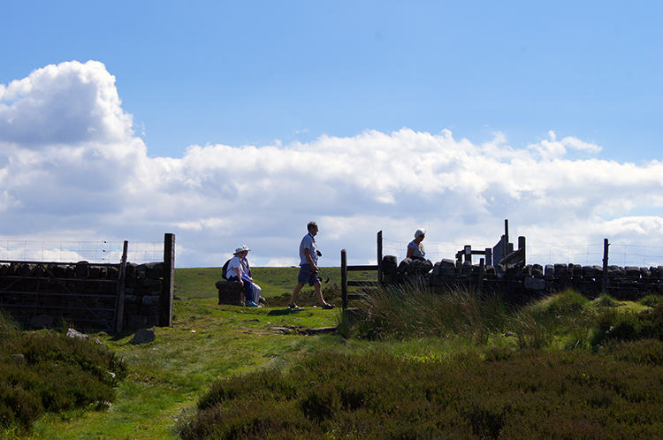 Rambling and resting on Hallam Moors