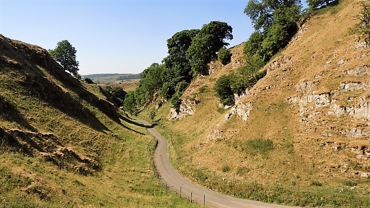 Dowel Dale, a dry limestone valley