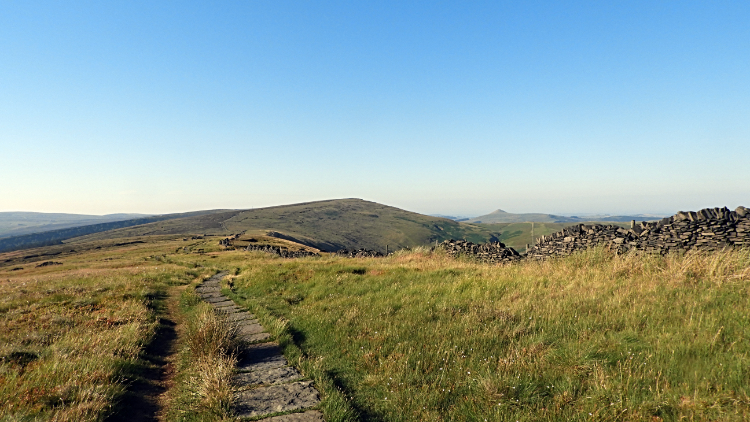 Following the ridge line to Shining Tor