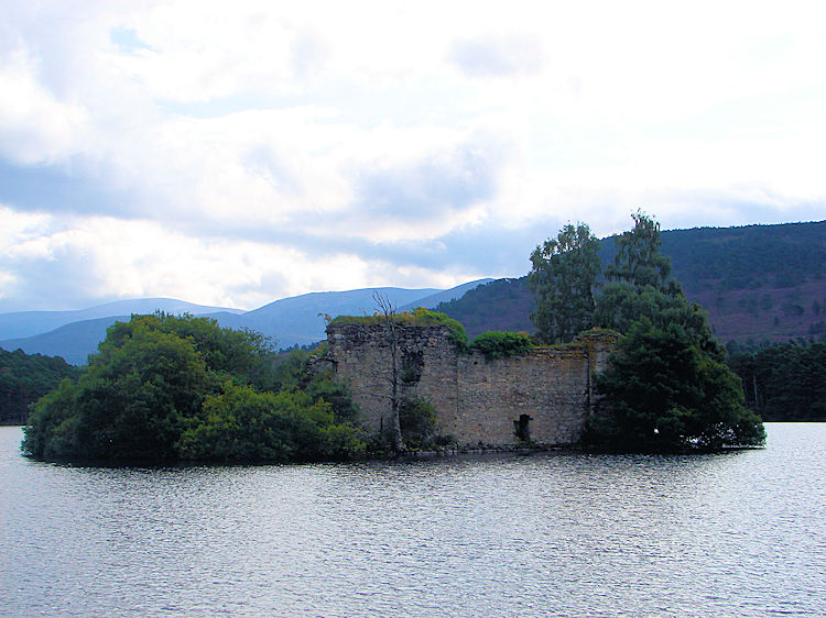 The castle on Loch on Eilein