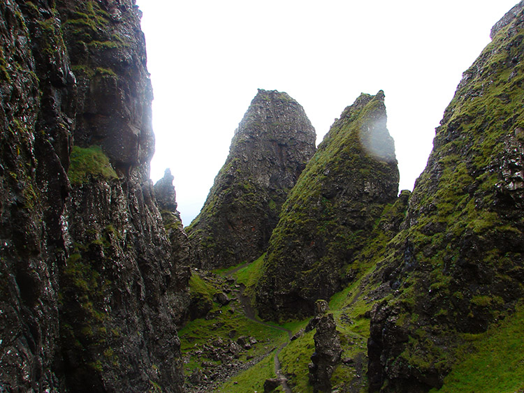 The Quiraing is full of strange shapes