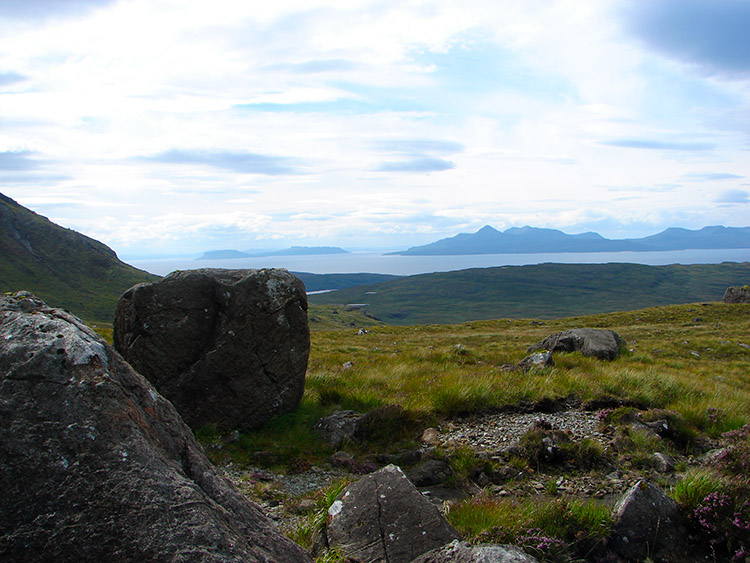 View to Rum, Canna, Eigg and Muck from Skye