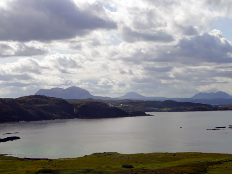 Looking south to Quinag and Suilven