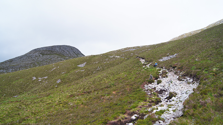 Climbing to the bealach