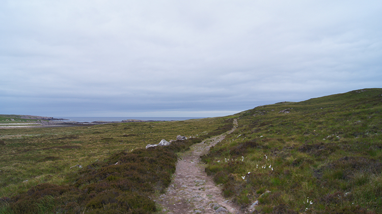 The track leading north to Camas Rainich