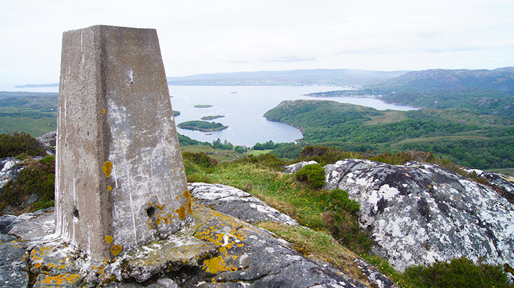 View from Sìthean Mòr to Loch Gairloch