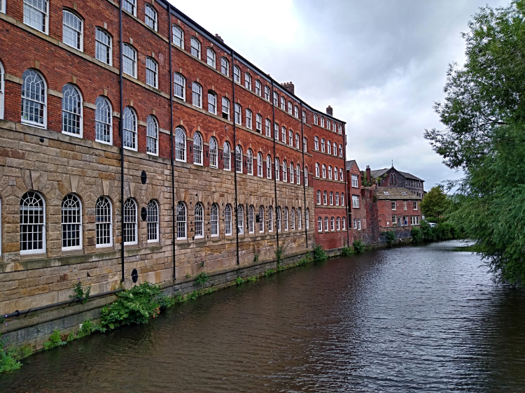 River Don seen from Ball Street Bridge