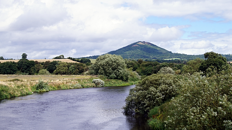 View to the Wrekin at Cressage Bridge