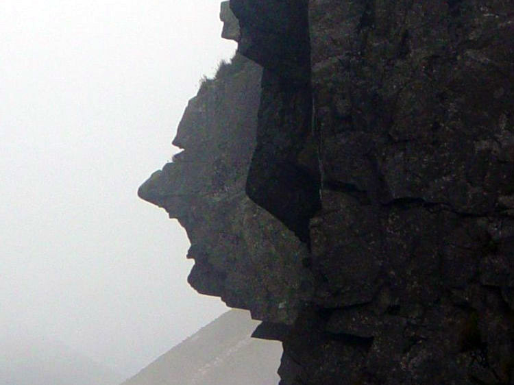 The incredible face of Y Garn