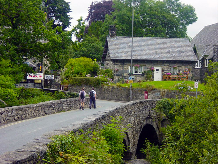 Leaving Betws-y-Coed