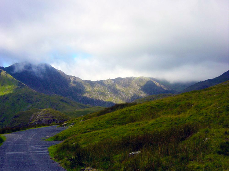 Onward to Snowdon in clearing skies