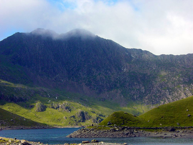 Snowdon as seen from Llyn Llydaw