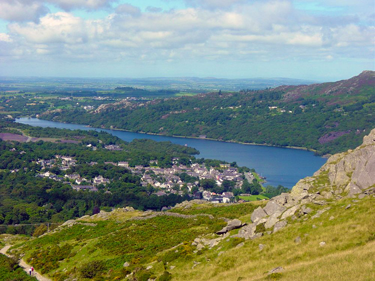 Llanberis from Derlwyn near Hebron Station