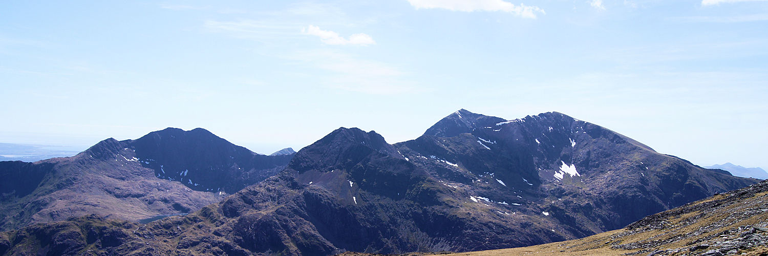 Snowdonia mountain skyline