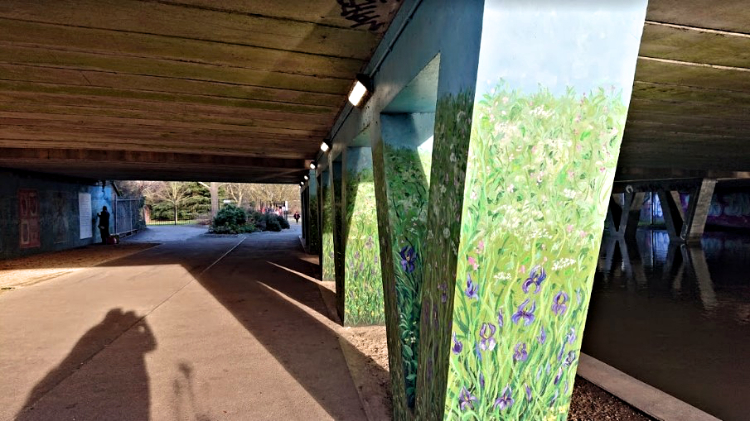 Underpass of A2 near Canterbury