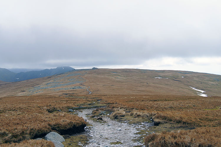 Crossing high ground from Foel-fras to Carnedd Gwenllian