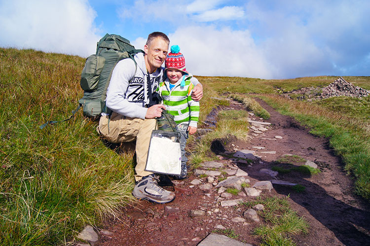 James Bowkett and five year old Ryan Bowkett