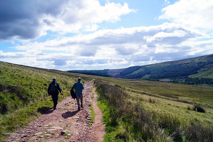 Walking back towards Taf Fechan