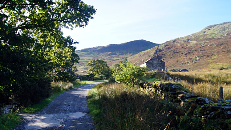 The track from Beddgelert