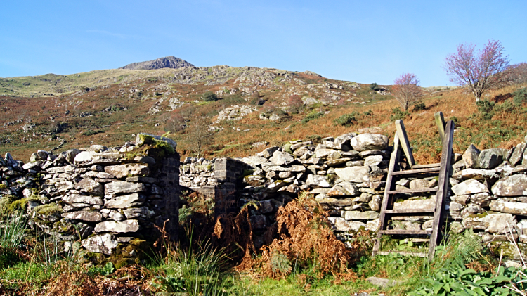 This stile marks the beginning of the climb