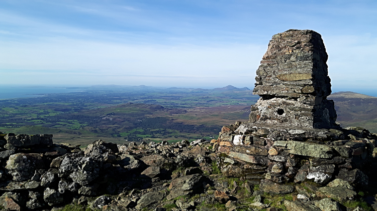 View from Moel Hebog to Tremadog Bay