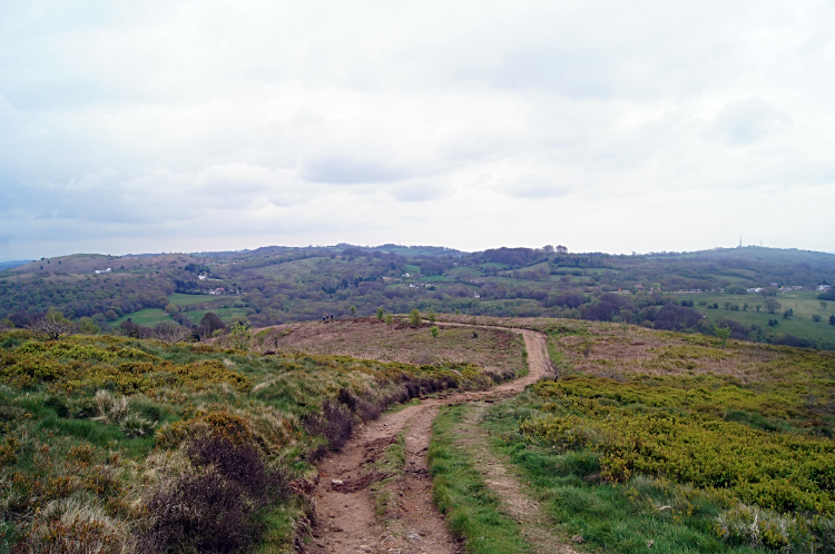 View east from Craig yr Allt