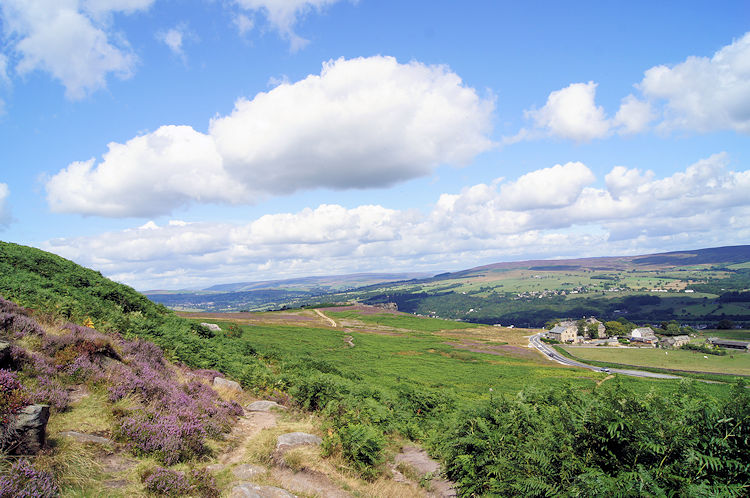 The Cow and Calf Inn come into view