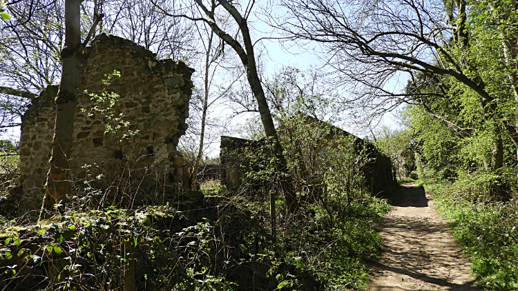 Mill ruins near Pompocali Earthworks
