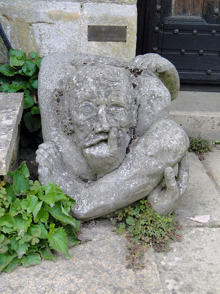 Grotesque figure in Chipping Campden