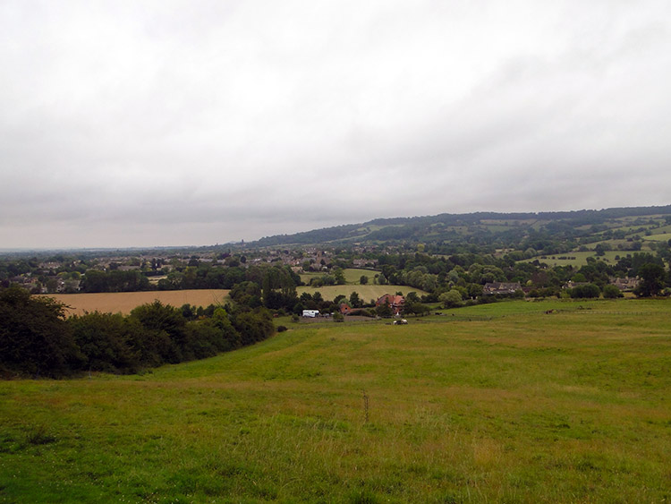 Walking out of Stanton toward Shenberrow Hill