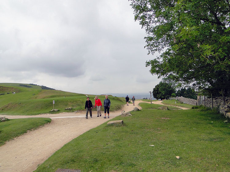 Walkers on Cleeve Hill