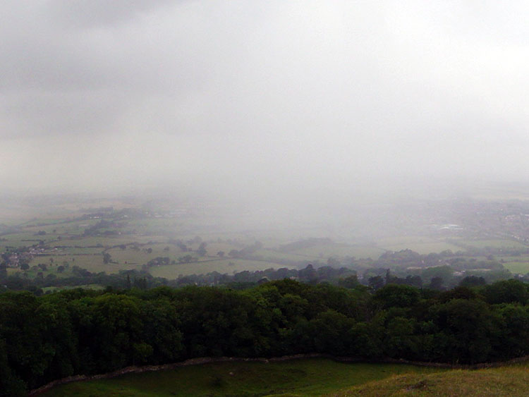 Storm sweeping across Gloucestershire