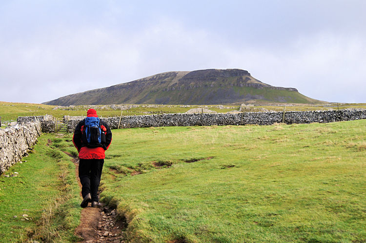 Climbing from Brackenbottom Scar