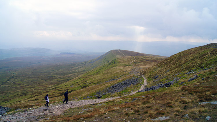 View back to Little Ingleborough