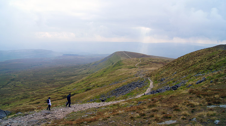 View back to Little Ingleborough