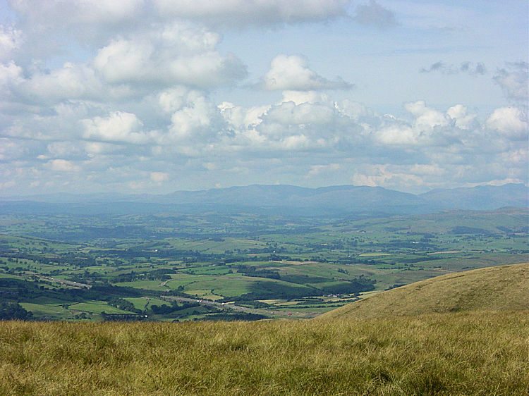 The view west from the Calf to the Lake District