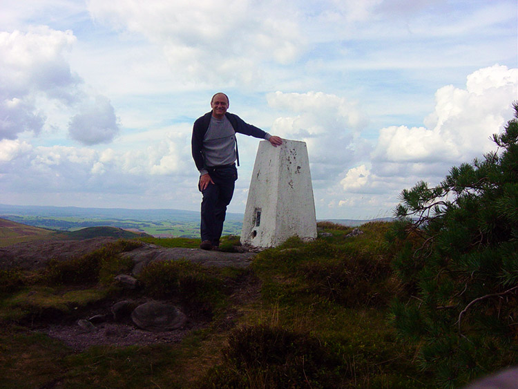 At the trig point above Hall Fell