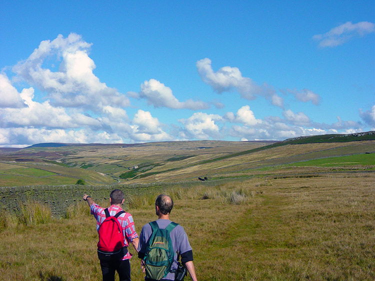 Jez and Dave survey Grassington Moor