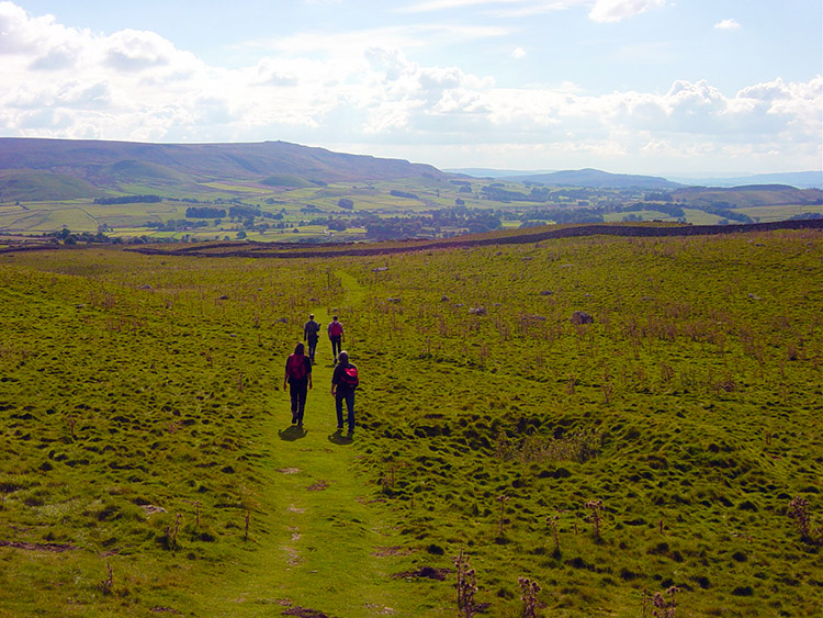 Lush walking into Grassington