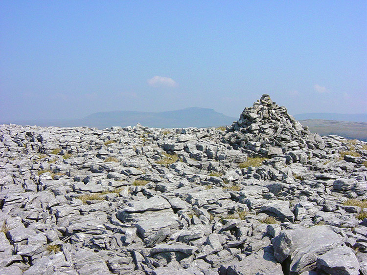 The view from Thwaite Scars to Pen-y-ghent