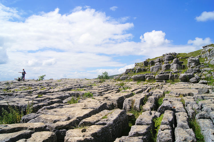 Limestone Pavement on top of Malham Cove