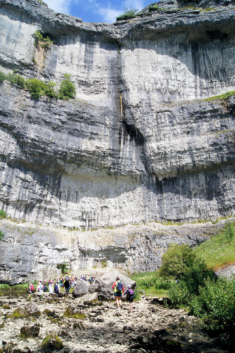 The limestone face of Malham Cove