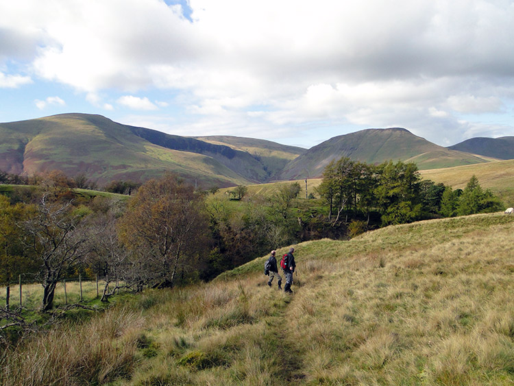 Looking back after climbing out of Taythes Gill