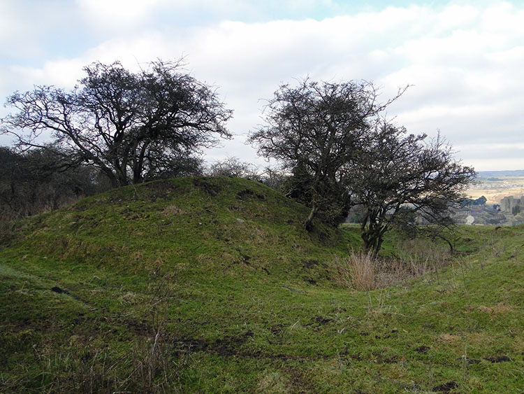 Site of the original Motte and Bailey Castle Near Middleham